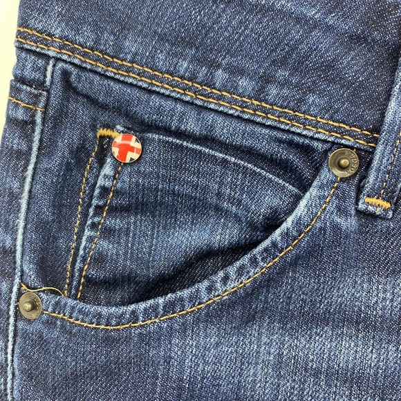 Hudson Collin Flap Skinny Jeans Size 28 Dark Wash Low Rise Zip Fly Soft Denim - Picture 5 of 10